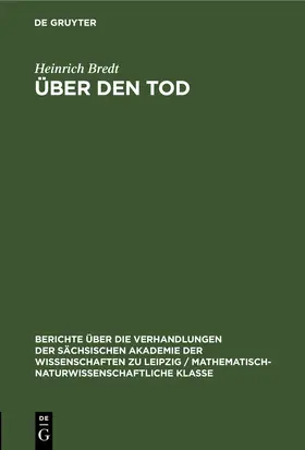 Bredt |  Über den Tod | eBook | Sack Fachmedien