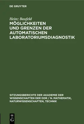 Baufeld |  Möglichkeiten und Grenzen der automatischen Laboratoriumsdiagnostik | eBook | Sack Fachmedien
