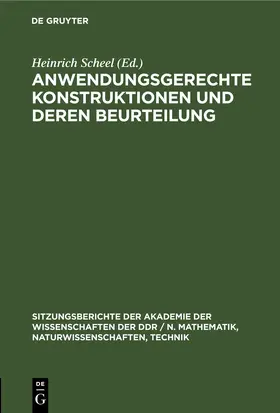  Anwendungsgerechte Konstruktionen und deren Beurteilung | eBook | Sack Fachmedien