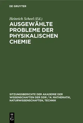 Ausgewählte Probleme der physikalischen Chemie | E-Book | www.sack.de
