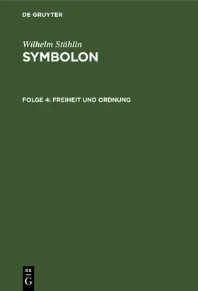 Stählin |  Freiheit und Ordnung | Buch |  Sack Fachmedien
