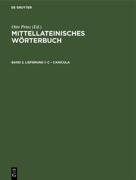 Lehmann / Prinz / Stroux | c ¿ canicula | Buch | 978-3-11-258671-6 | sack.de