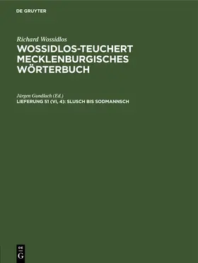 Gundlach |  Slusch bis Sodmannsch | eBook | Sack Fachmedien
