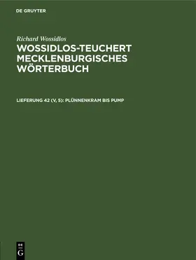  Plünnenkram bis Pump | eBook | Sack Fachmedien