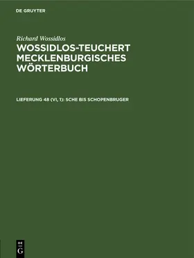 Sche bis Schopenbruger | Buch | 978-3-11-259029-4 | sack.de