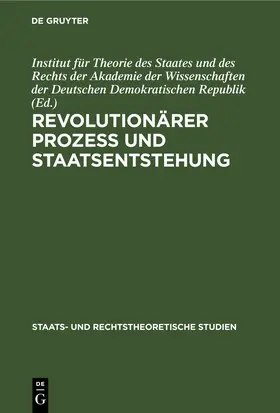  Revolutionärer Prozeß und Staatsentstehung | eBook | Sack Fachmedien