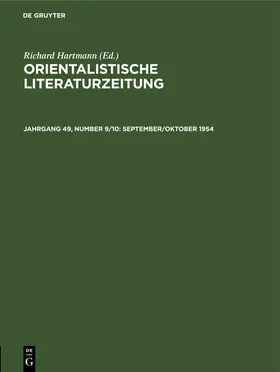  September/Oktober 1954 | eBook | Sack Fachmedien