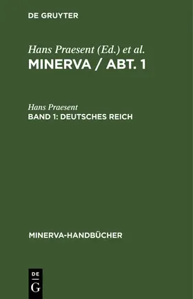 Praesent | Deutsches Reich | Buch | 978-3-11-259925-9 | www.sack.de