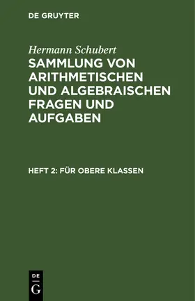 Schubert |  Für obere Klassen | Buch |  Sack Fachmedien