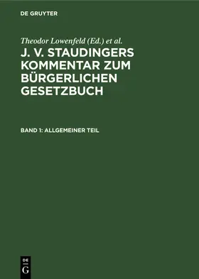 Allgemeiner Teil | Buch | 978-3-11-260183-9 | www.sack.de