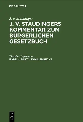 Engelmann |  Familienrecht | Buch |  Sack Fachmedien