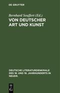Seuffert |  Von deutscher Art und Kunst | Buch |  Sack Fachmedien