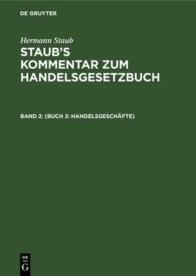 Könige / Mauer / Stranz |  (Buch 3: Handelsgeschäfte) | Buch |  Sack Fachmedien