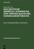 Mittelstein / Staub / Sebba |  (Handelsgesetzbuch: Viertes Buch.) | Buch |  Sack Fachmedien