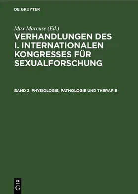 Marcuse |  Physiologie, Pathologie und Therapie | eBook | Sack Fachmedien