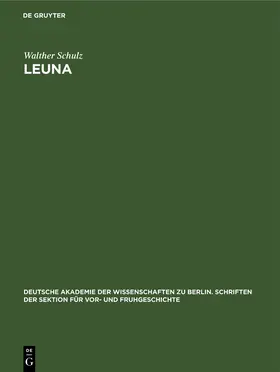 Schulz |  Leuna | Buch |  Sack Fachmedien
