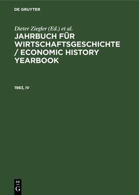 Ziegler / Reith / Pierenkemper | 1983, IV | Buch | 978-3-11-261161-6 | sack.de