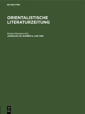 Hartmann |  Juni 1936 | eBook | Sack Fachmedien