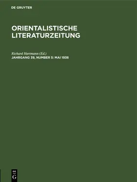 Hartmann |  Mai 1936 | eBook | Sack Fachmedien