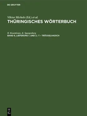 Schrickel / Schäftlein / Spangenberg |  t - Tröckelhadich | Buch |  Sack Fachmedien