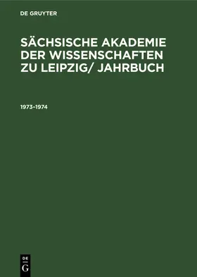 Degruyter |  1973-1974 | Buch |  Sack Fachmedien