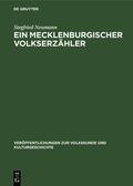 Neumann |  Ein Mecklenburgischer Volkserzähler | Buch |  Sack Fachmedien