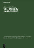 Schmidt / Scheel |  Von Stein zu Hardenberg | Buch |  Sack Fachmedien