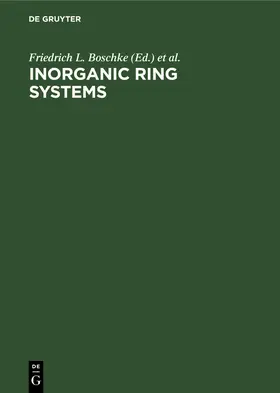  Inorganic Ring Systems | Buch |  Sack Fachmedien