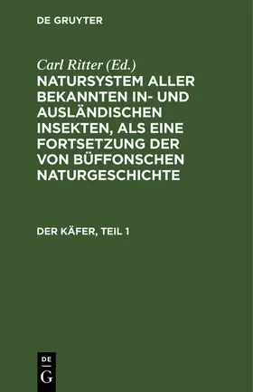 Jablonsky / Herbst / Ritter |  Der Käfer, Teil 1 | Buch |  Sack Fachmedien