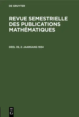  Jaargang 1934 | eBook | Sack Fachmedien