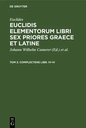 Euclides / Camerer / Hauber |  Complectens Libr. IV-VI | Buch |  Sack Fachmedien