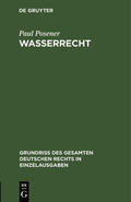Posener |  Wasserrecht | Buch |  Sack Fachmedien