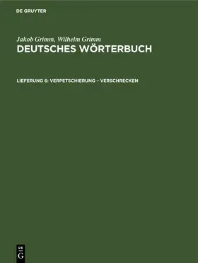 Grimm |  Verpetschierung - Verschrecken | Buch |  Sack Fachmedien