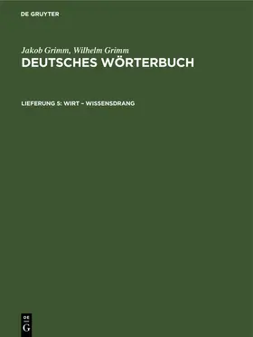 Grimm |  Wirt - Wissensdrang | Buch |  Sack Fachmedien