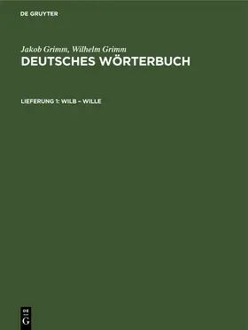 Grimm |  Wilb - Wille | Buch |  Sack Fachmedien