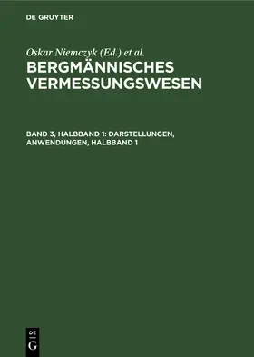 Haibach / Niemczyk |  Darstellungen, Anwendungen, Halbband 1 | Buch |  Sack Fachmedien
