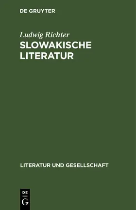 Richter |  Slowakische Literatur | eBook | Sack Fachmedien