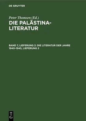  Die Literatur der Jahre 1940–1945, Lieferung 2 | eBook | Sack Fachmedien