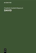 Klopstock |  David | eBook | Sack Fachmedien