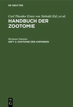 Stannius |  Zootomie der Amphibien | Buch |  Sack Fachmedien