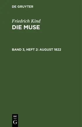 Kind |  August 1822 | Buch |  Sack Fachmedien