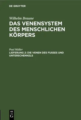 Müller |  Die Venen des Fusses und Unterschenkels | eBook | Sack Fachmedien