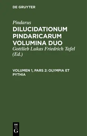 Tafel / Pindarus |  Olympia et Pythia | eBook | Sack Fachmedien