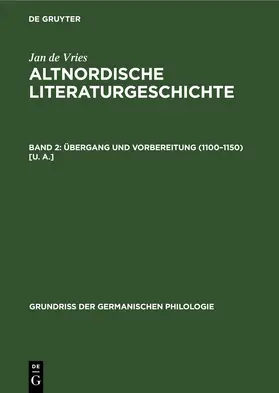 Vries |  Übergang und Vorbereitung (1100–1150) [u. a.] | eBook | Sack Fachmedien