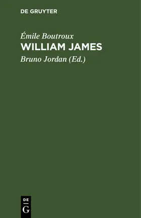 Boutroux / Jordan |  William James | eBook | Sack Fachmedien