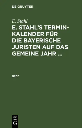 Stahl |  1877 | eBook | Sack Fachmedien
