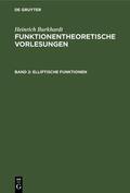 Burkhardt |  Elliptische Funktionen | eBook | Sack Fachmedien