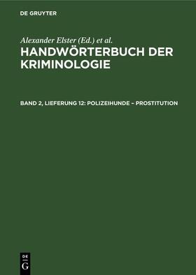 Elster / Sieverts / Lingemann | Polizeihunde – Prostitution | E-Book | sack.de
