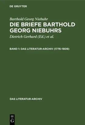 Niebuhr / Gerhard / Norvin |  1776-1809 | Buch |  Sack Fachmedien