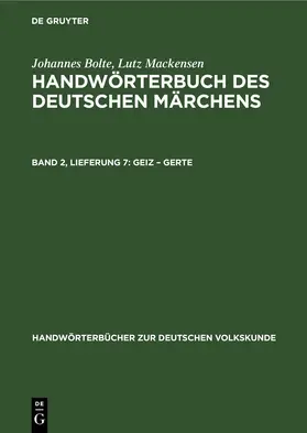 Mackensen / Bolte |  Geiz - Gerte | Buch |  Sack Fachmedien